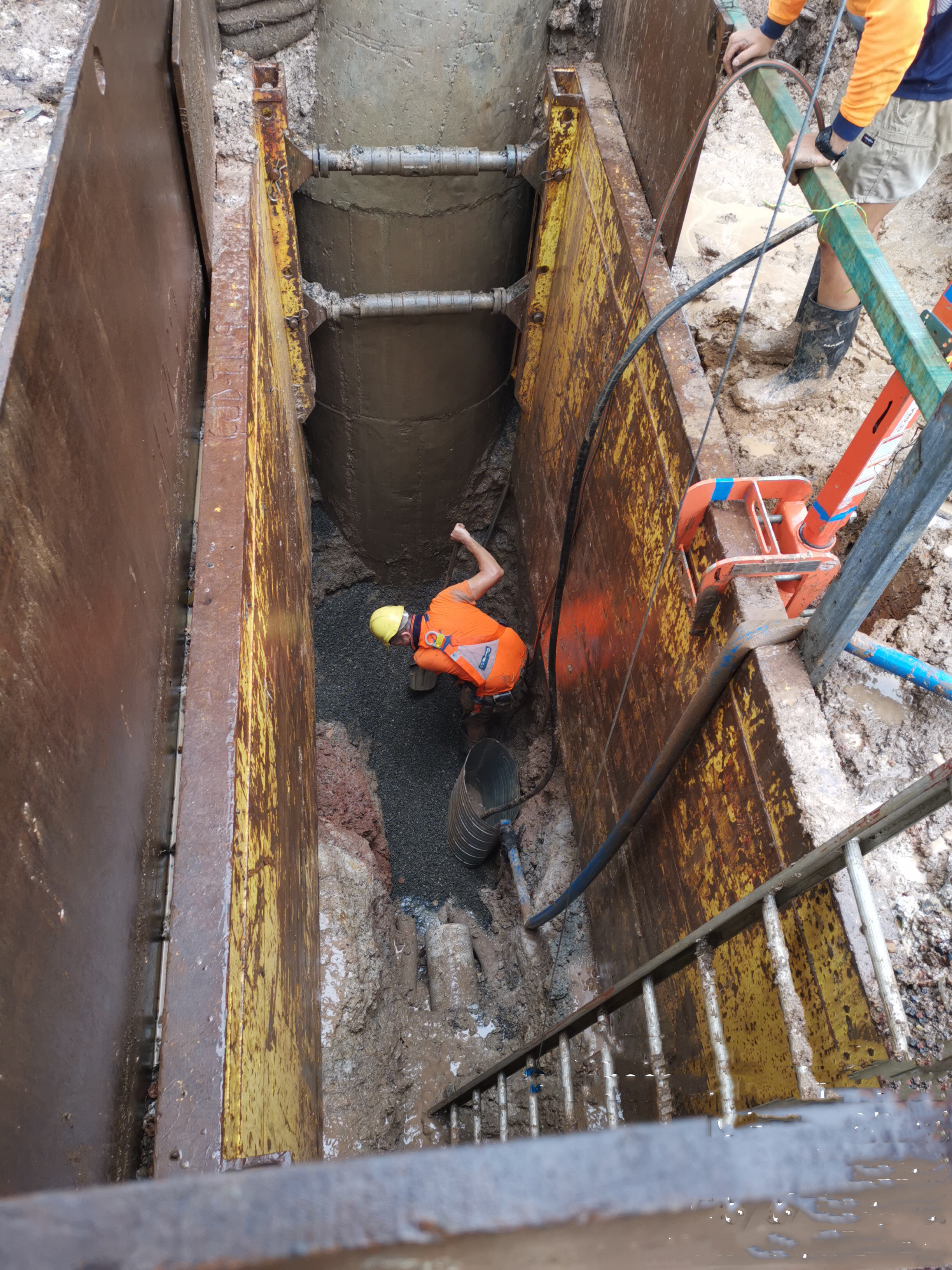 project 3 major sewer connection inspection in prestons nsw